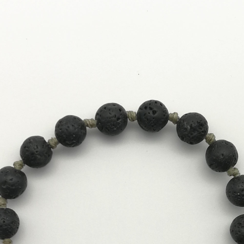 Braccialetto pietra lavica - 91014 Scopello