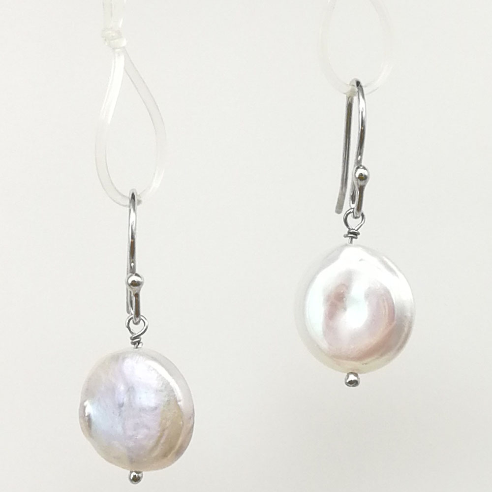 Orecchini disco perle - 91014 Scopello