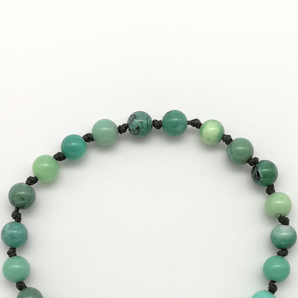 Braccialetto agata erba - 91014 Scopello