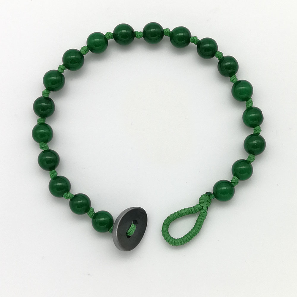 Braccialetto agata verde - 91014 Scopello