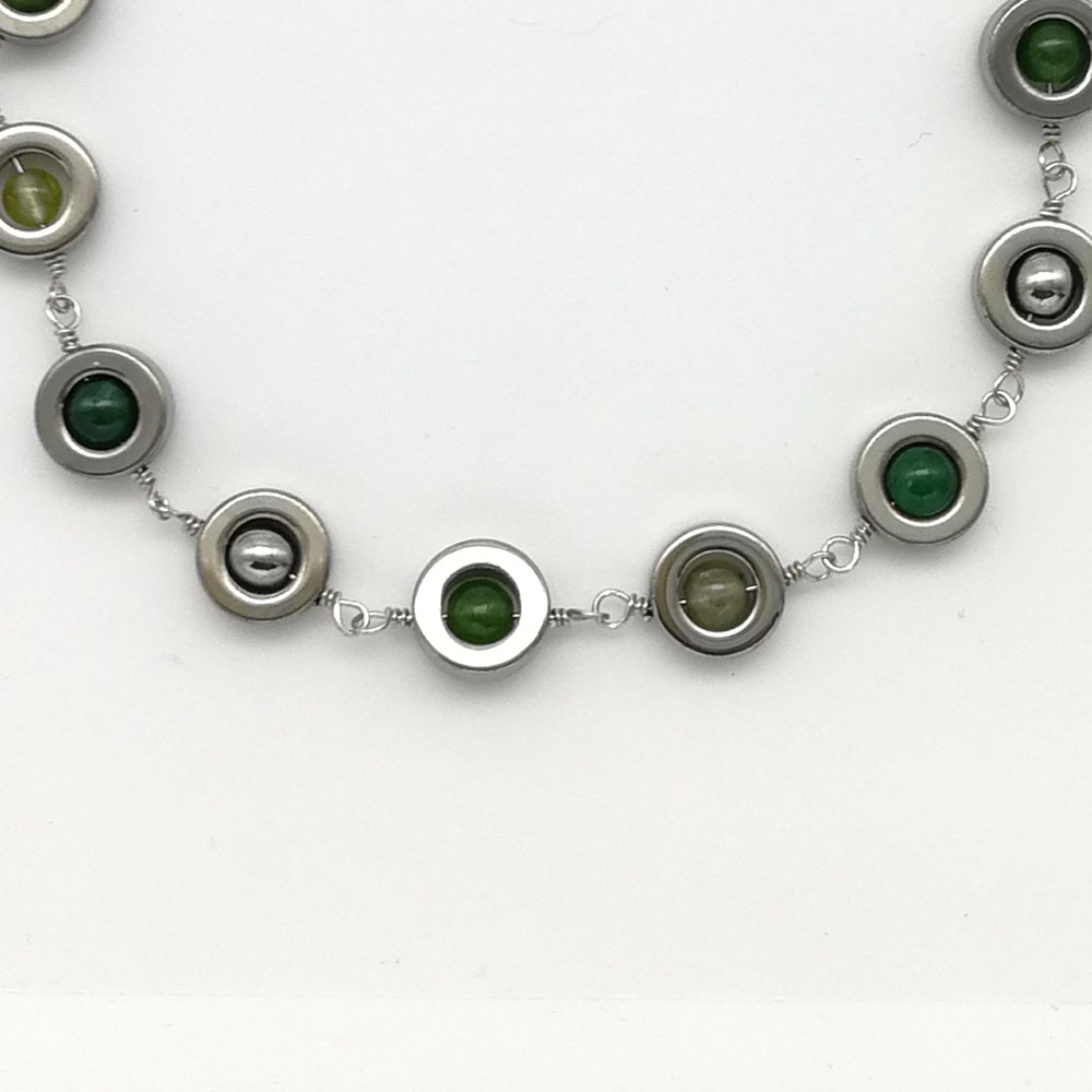 Braccialetto ematite multicolor - 91014 Scopello