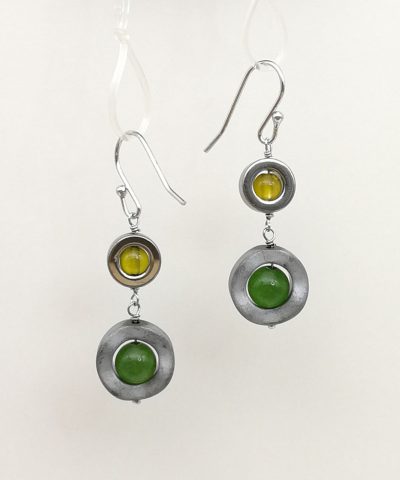 Orecchini ematite - 91014 Scopello