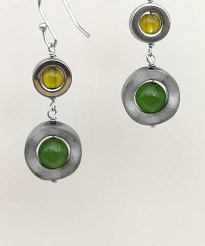 Orecchini ematite - 91014 Scopello