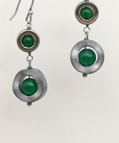 Orecchini ematite - 91014 Scopello