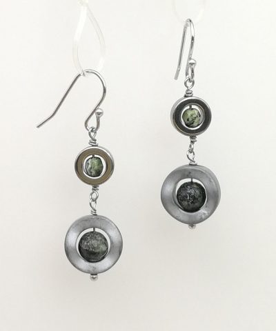 Orecchini ematite - 91014 Scopello