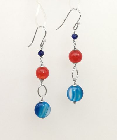 Orecchini maglia e ovale - 91014 Scopello