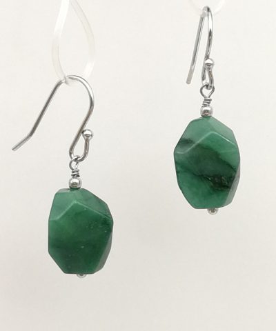 Orecchini sasso sfaccettato - 91014 Scopello