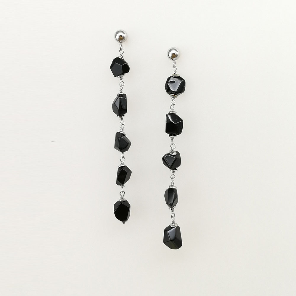 Orecchini 5 sasso sfaccettato - 91014 Scopello