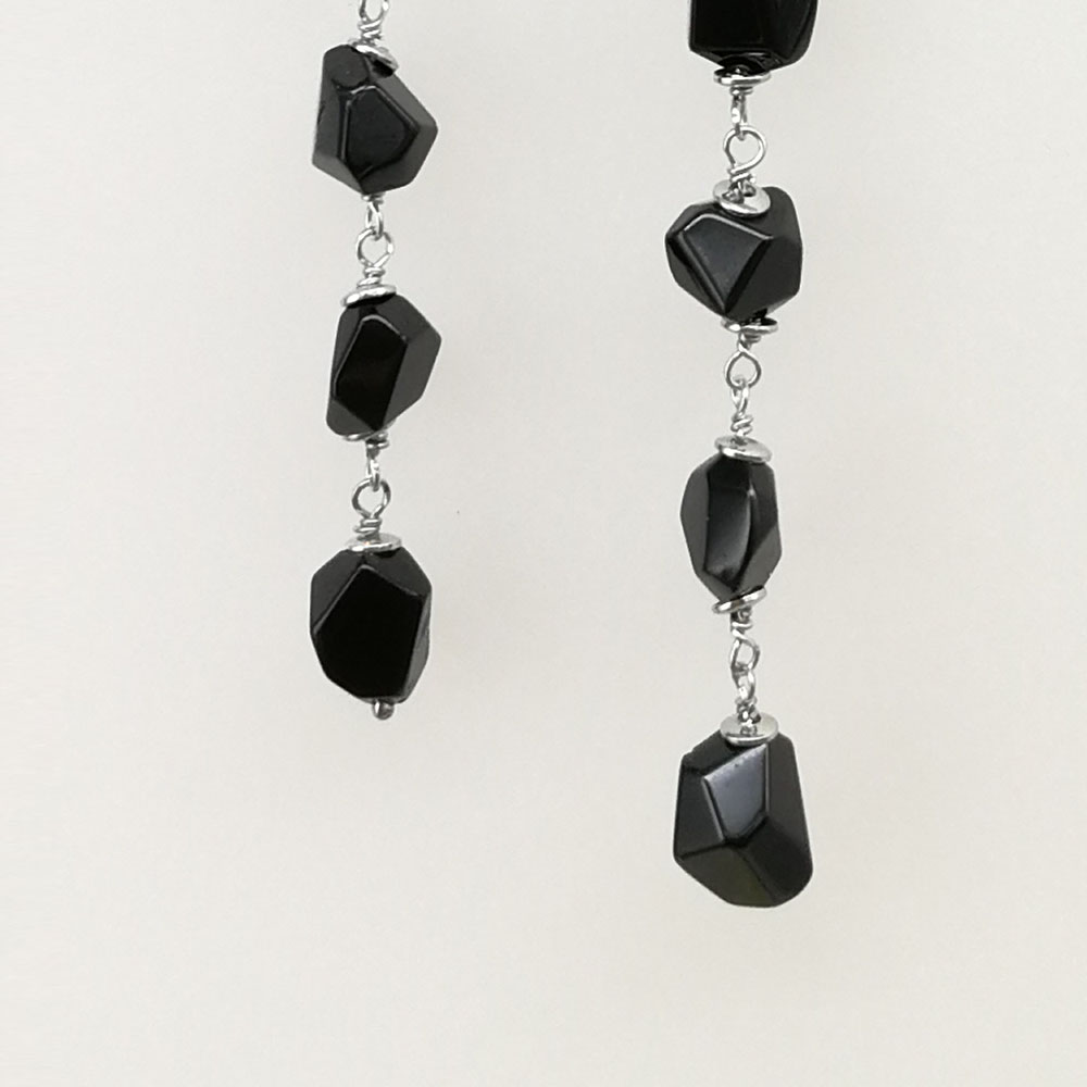 Orecchini 5 sasso sfaccettato - 91014 Scopello