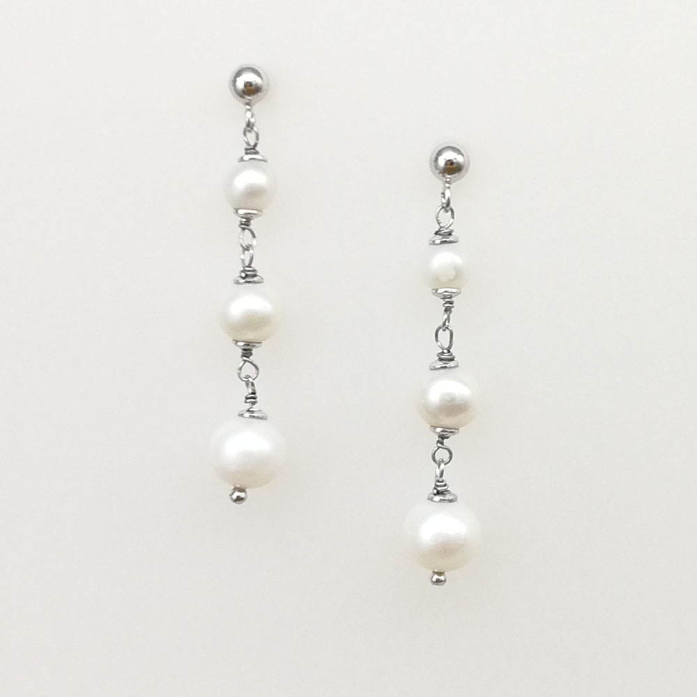 Orecchini 3 sfere - 91014 Scopello