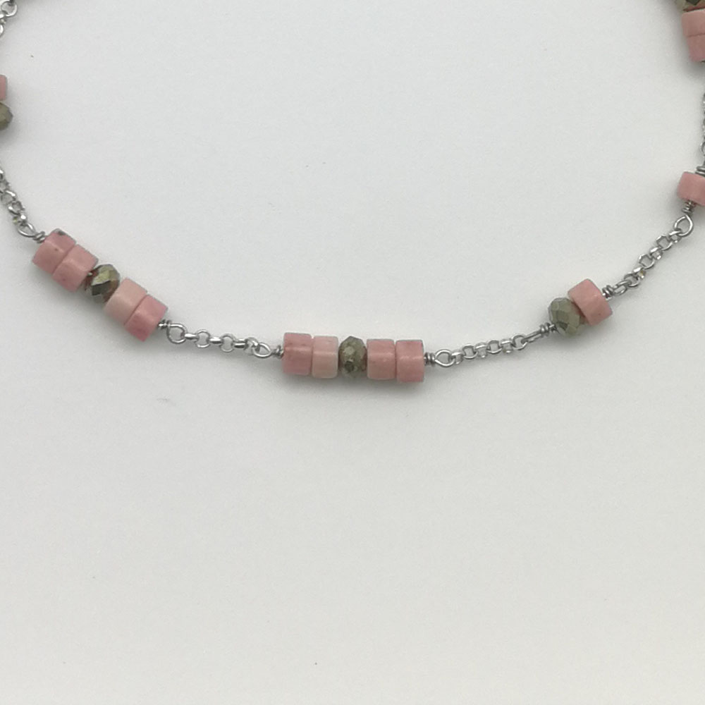 Braccialetto heshi e pirite - 91014 Scopello