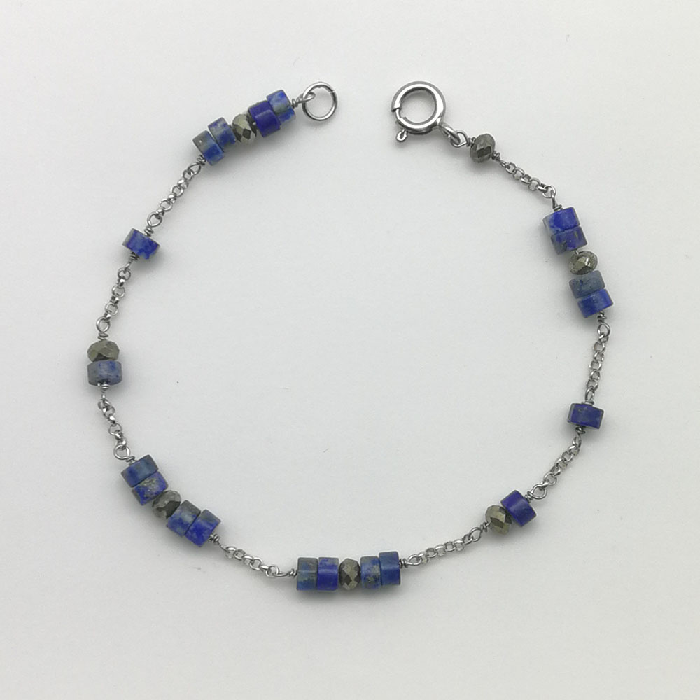 Braccialetto heshi e pirite - 91014 Scopello