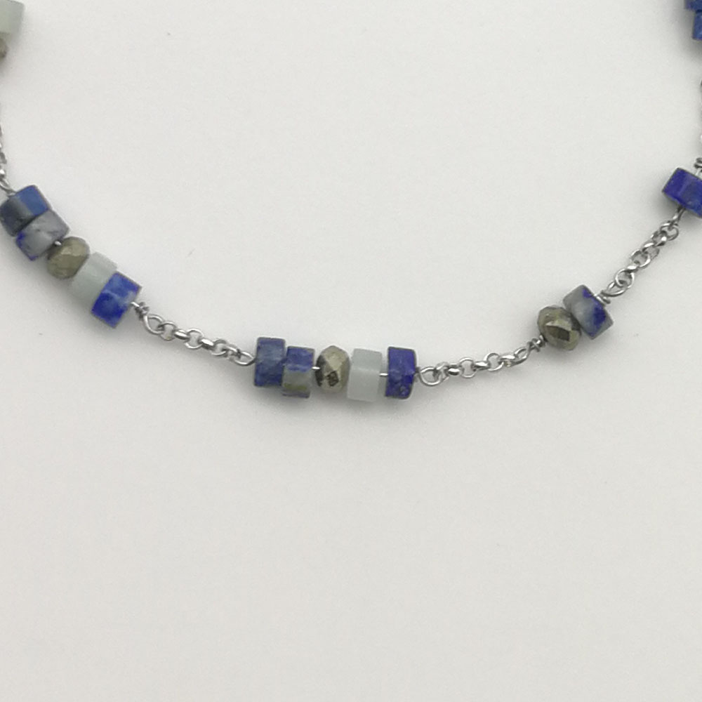 Braccialetto heshi e pirite - 91014 Scopello