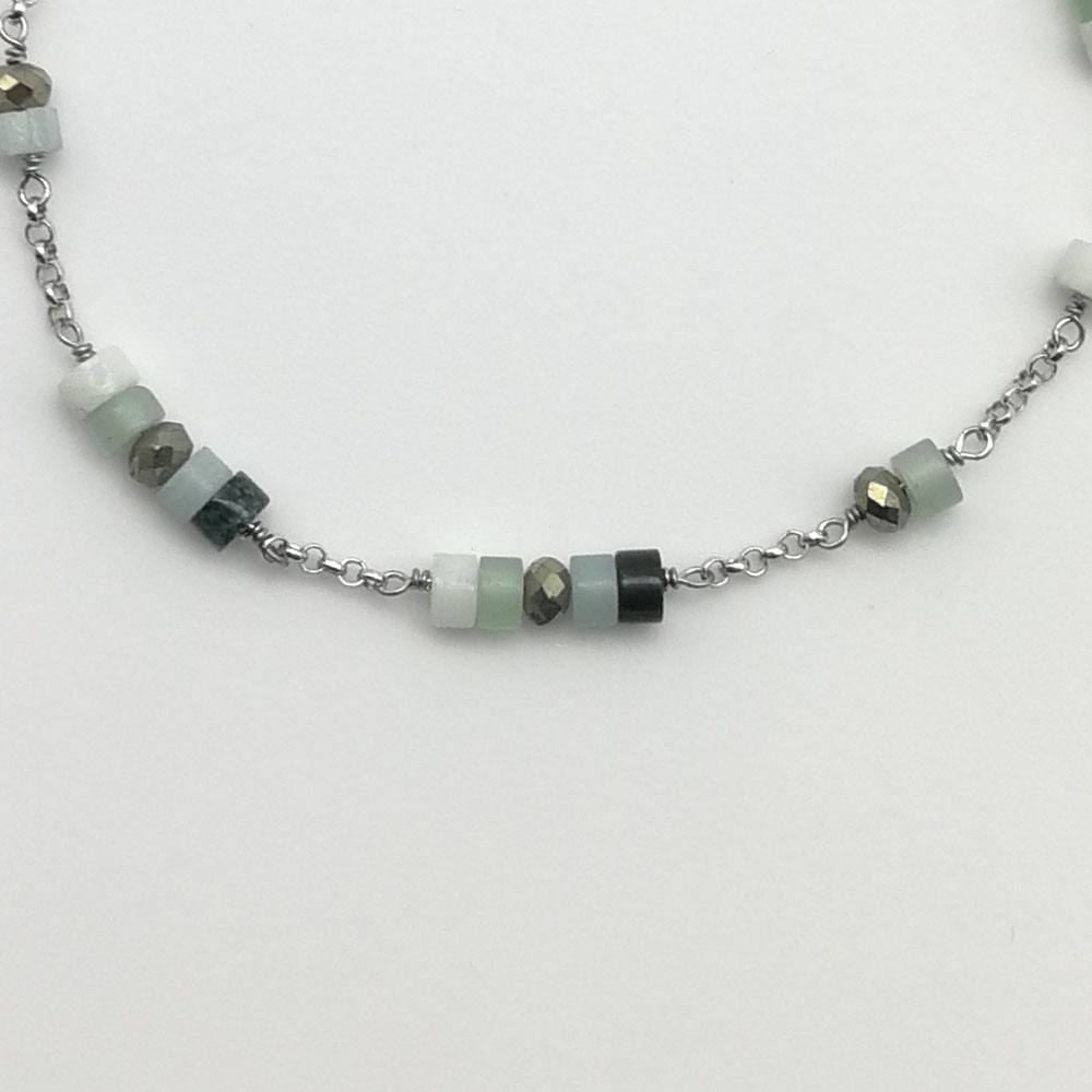 Braccialetto heshi e pirite - 91014 Scopello