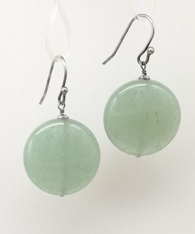 Orecchini disco avventurina - 91014 Scopello