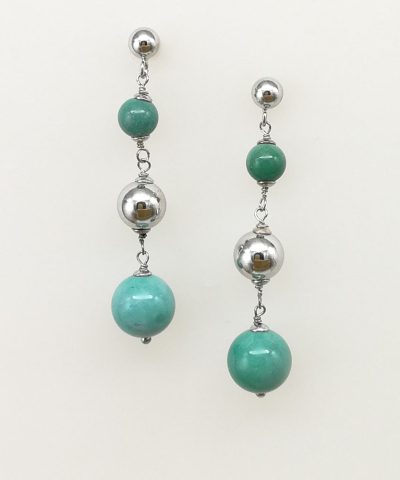 Orecchini 3 sfere - 91014 Scopello